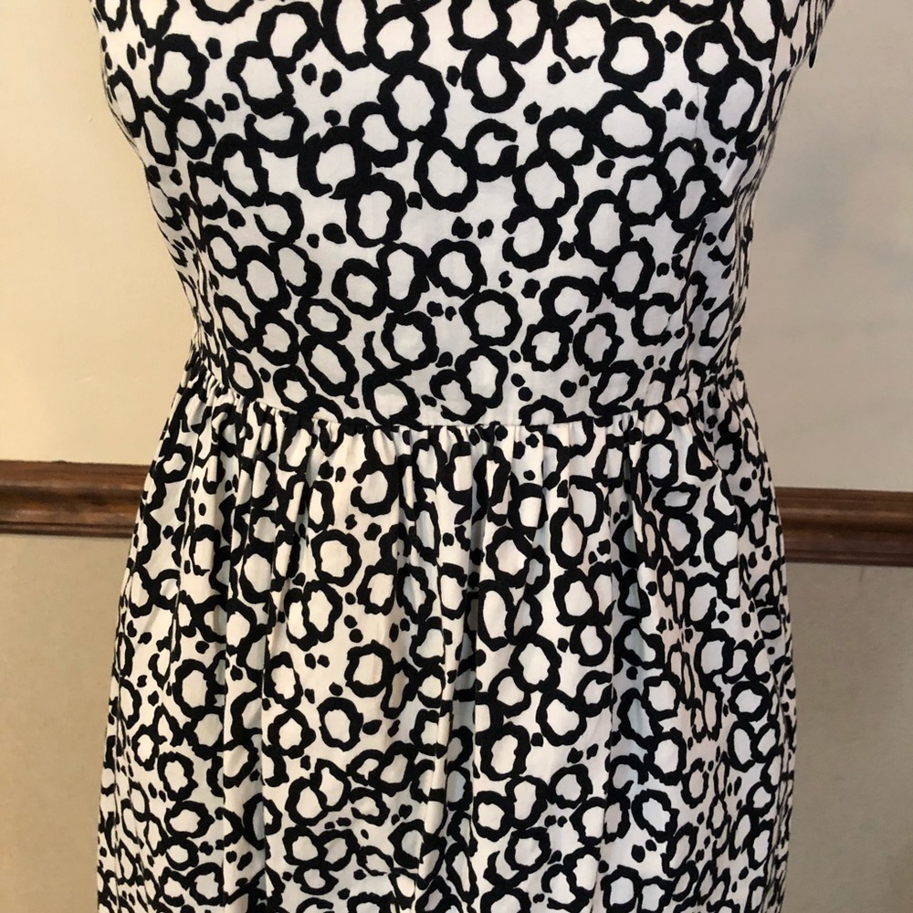 ZARA Basic black and white dress - Picture 3 of 8